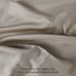 Grey Color Tencel Nano Silver Baby Latex Bolster Case